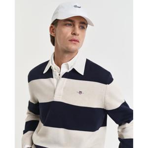 GANT Evening Blue Barstriped Polo Sweater